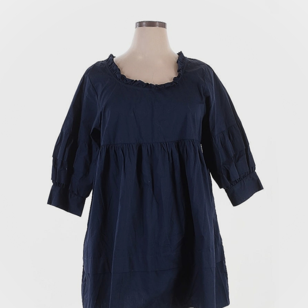 Modcloth Zapelle Navy Midi Dress